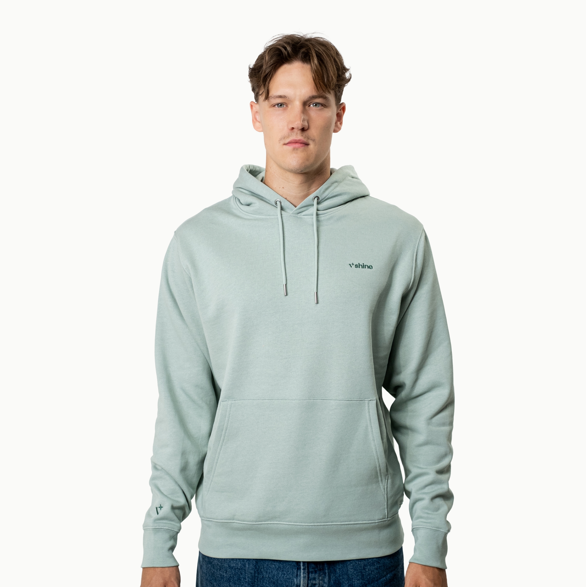V SHINE mint hoodie