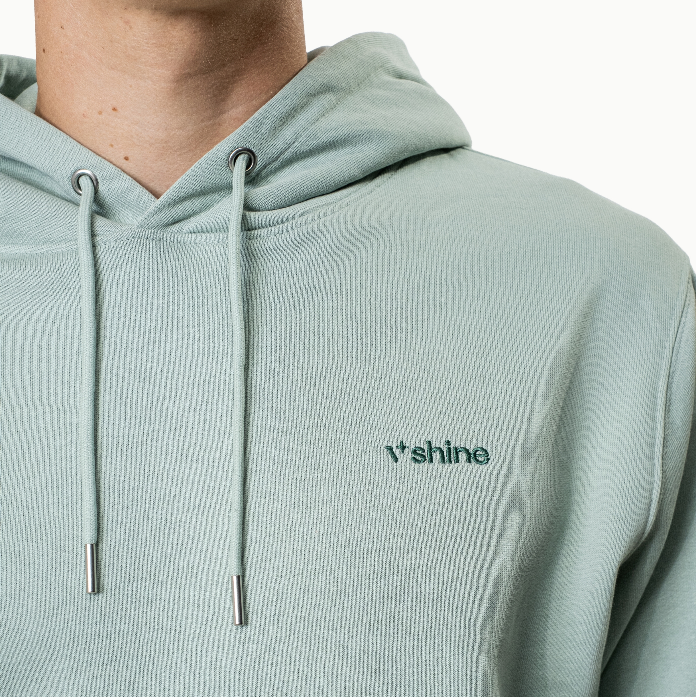 V SHINE mint hoodie - Obrázek 3