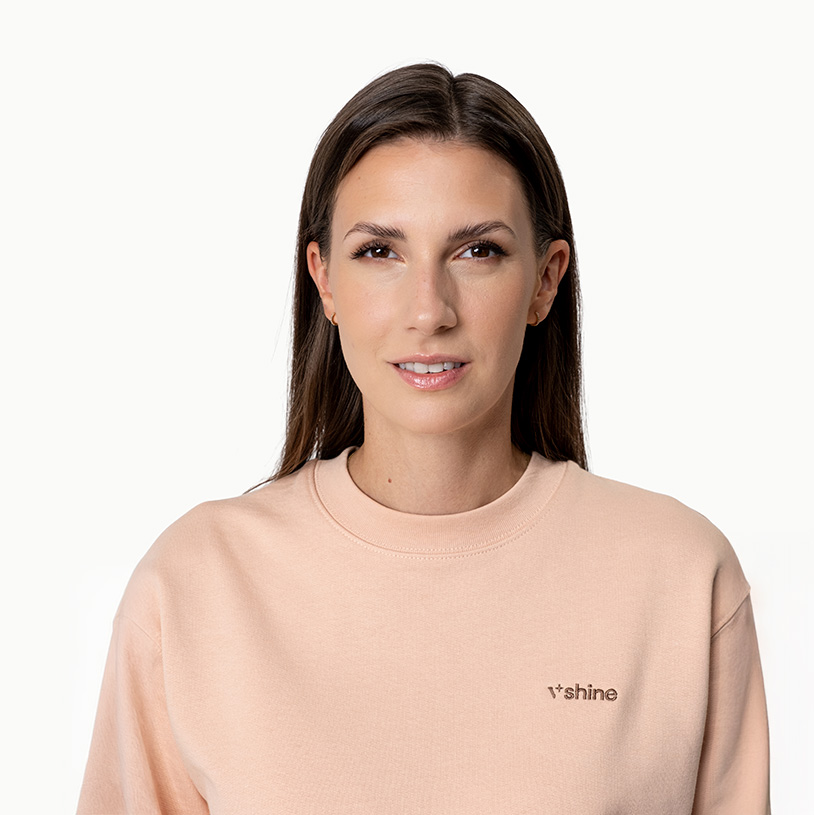 V SHINE Peach Crewneck - Obrázek 5