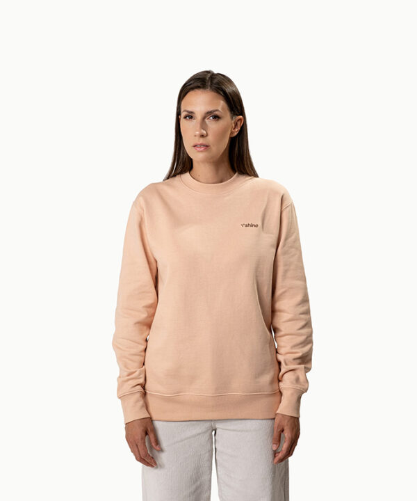 V SHINE Peach Crewneck