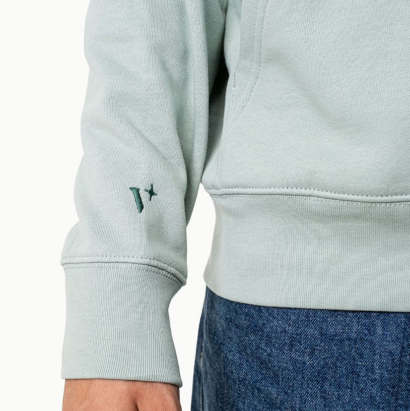 V SHINE mint hoodie - Obrázek 5