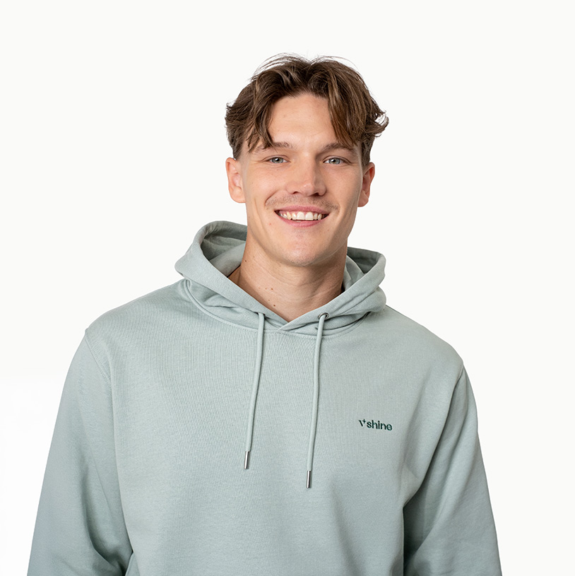 V SHINE mint hoodie